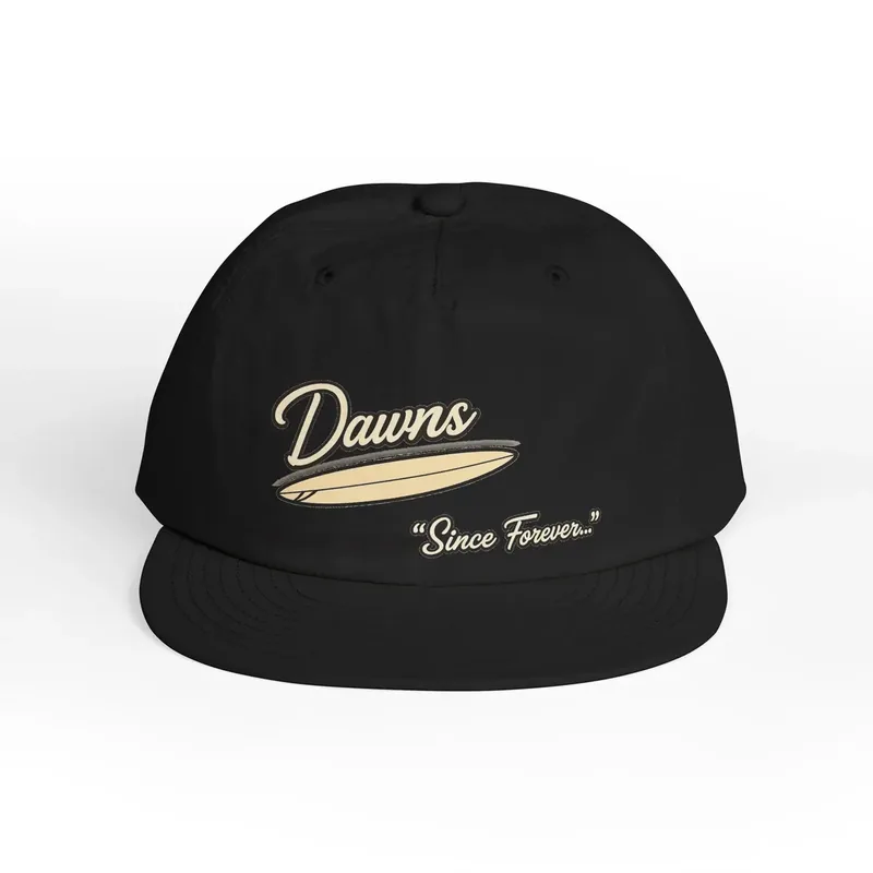 Dawns surf snapback cap, black